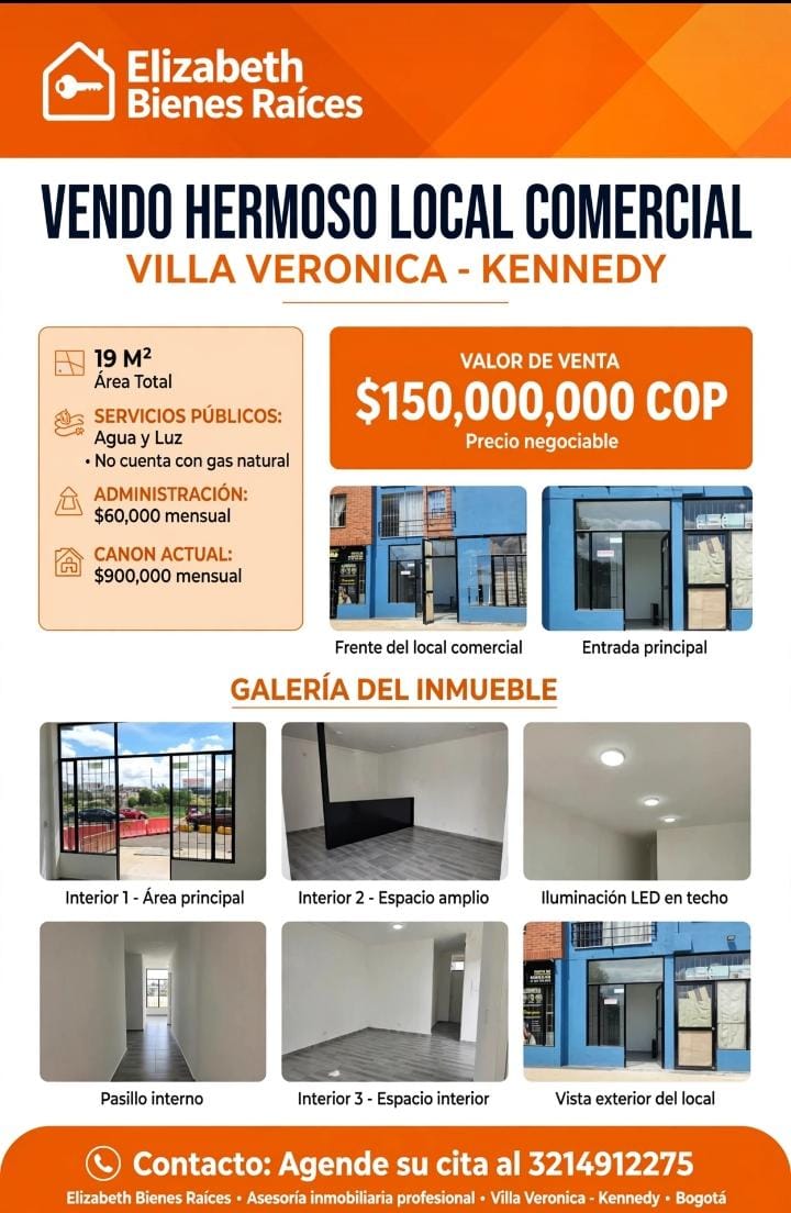 VENDO LOCAL COMERCIAL  VILLA VERONICA 
